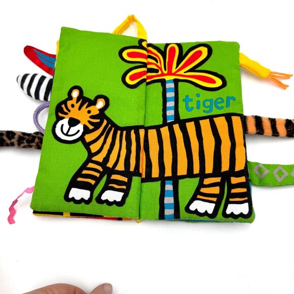 Jellycat Jungly Tails: A Soft Activity Baby Book Children's Book Baby - Picture 4 of 9